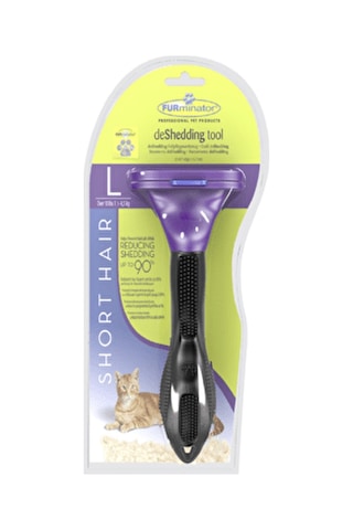 Furminator Short Hair Kısa Tüylü Kedi Tüy Toplama Tarağı L Boy Furminator Short Hair Kısa Tüylü Kedi Tüy Toplama Tarağı L Boy