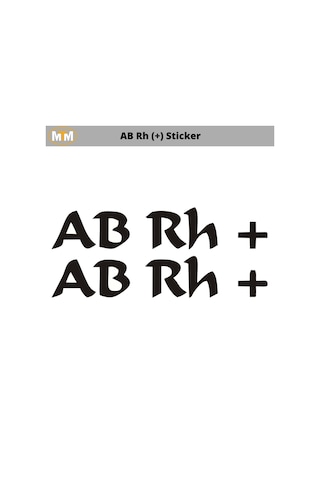 Ab Rh + Sticker