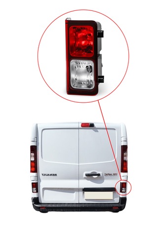 Trafic 3 - Opel Vivaro Arka Sis Lambası - Sağ - 265548758r