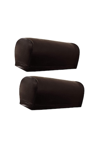 Suntek 2 Adet Kaymaz Pu Deri Streç Mobilya Kanepe Kol Dayama