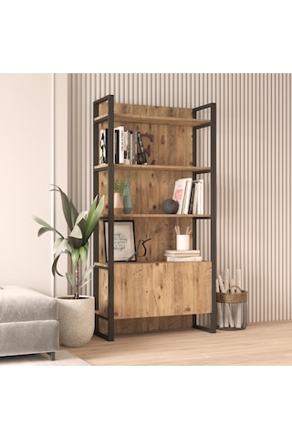 Robin Home Vegas Serisi No 6 Kitaplık Kapaklı