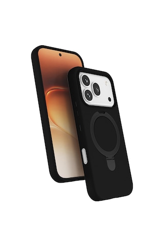 Maks Technology Honor 600 Pro 5g Kılıf M-safe Şarj Özellikli Standlı Mkst Samara Kılıf - Lacivert
