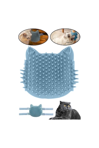 Teknetstore Evcil Hayvan Tüy Toplama Eldiveni & Kedi Köpek Silikon Masaj Tarağı 2'li Set