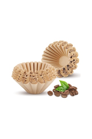 Ruicoo 1-4 Fincan Kahve Filtresi, Doğal Kahverengi Kağıt, Biyobozunur Ve Tek Kullanımlık 100 Adet Diğer