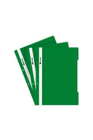 3 Paket Kiox Yeşil Renk Telli Dosya 50 Li Paket Toplam 150 Adet