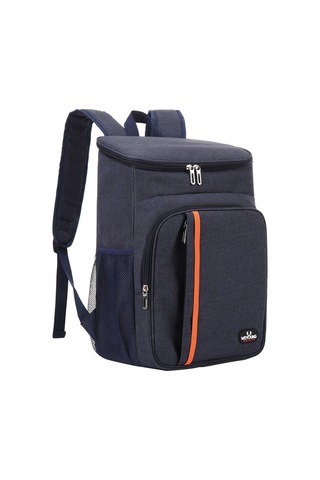 Skycity Navy Blue Oxford Isı Saklama Sırt Çantası - Soğuk/ısı Tutucu, Su Geçirmez, Piknik/enternasyonda Kullanım - 29x19x42 Cm Basit Model Lacivert
