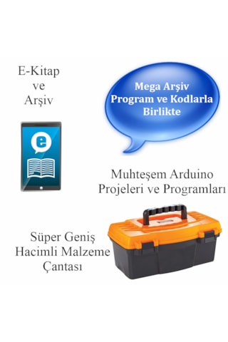 Arduino İle Uyumlu Başlangıç Seti Uno R3 Süper İdeal - Eko Set