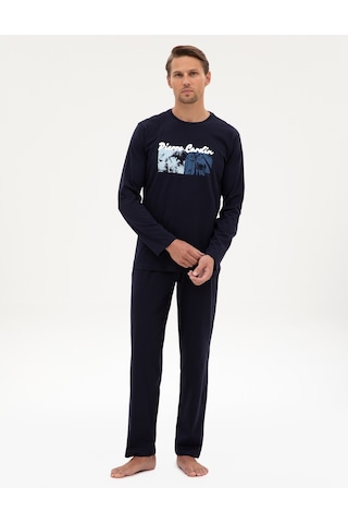 Pierre Cardin Erkek Lacivert Pijama Takım 50322631-200 Lacivert