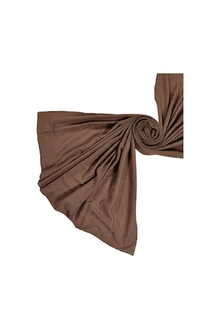 Mim Eşarp Akmoda Bambu Kraş Kadın Şal 80x190 Cm - Kahve