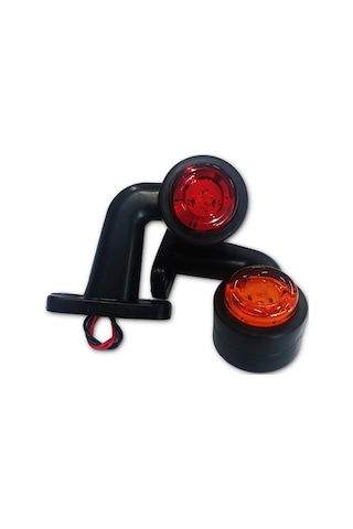 2 ADET ULTRA MİNİ EĞRİ TAKOZ 12 LEDLİ BOYNUZ TAKIM(SAĞ-SOL) 12V24
