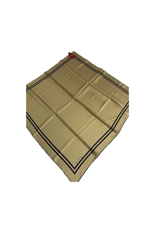 Pierre Cardin Twill İpek Eşarp 05077 - 90 X 90 / Gold Gold