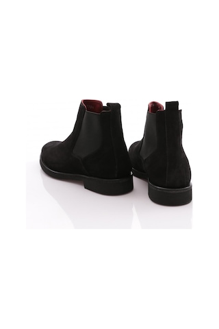 Dgn 19726 Erkek Yani Lastikli Bot Siyah Süet