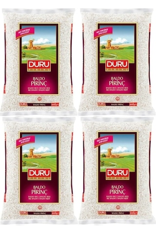 Duru Baldo Pirinç 4 x 1 KG
