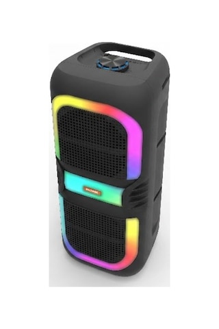 Çeşithane Twin Dual 8 İnç Kablosuz Parti Hoparlörü - 16w Güçlü Woofer, Rgb Led Işıklı, Tws Destekli