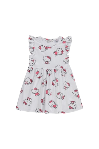 Hello Kitty 2-5 Yaş Elbise - Kırık Beyaz