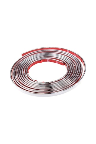 Enzelo Krom Yapışkanlı Şerit 9 Mm 10 Metre Yapışkanlı