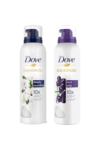 Dove Duş Köpüğü Açai Yağı 200 ML + Depply Nourishing 200 ML