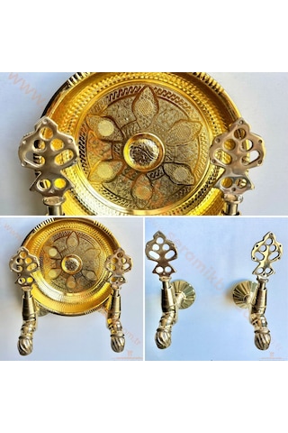 Lpd Hamam Taslı İkili Sarıklı Osmanlı Musluğu Sarı 1/2 Altın