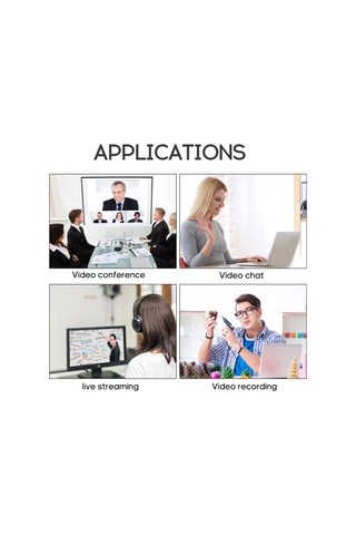 Web Kamerası Pc Dizüstü Bilgisayar Masaüstü Klipsli Usb Web Kamerası Dahili Mikrofonlu