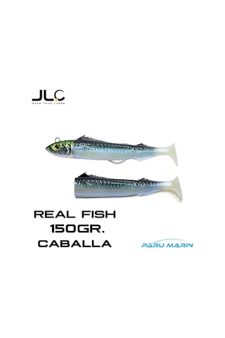 Jigging Ala Carta Real Fish 150gr. Caballa Yedekli Silikon Yem