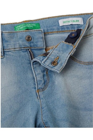 Mayoral Benetton Kız Çocuk Denim Pantolon 4durce00l-24y Açık Mavi
