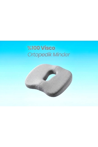 Yeni Nesil Visco Ortopedik Ergonomik Oturma Minderi Ofis, Araç Ve Ev Kullanımına Uygun Visko Ortopedik, Rahatlatıcı Minderi