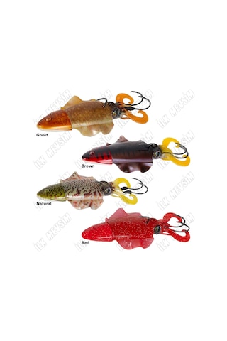 Seabor Cuttle Fish 12cm 80gr Silikon Kalamar Jig Yem