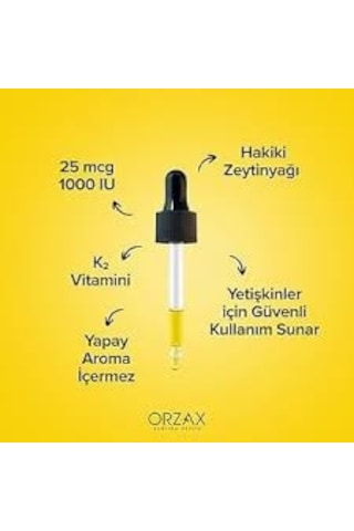 Ocean D3K2 Damla Takviye Edici Gıda 20 ML