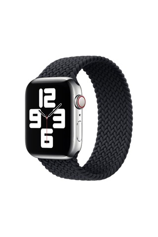 Watch 3 Serisi 38 Mm Uyumlu Kumaş Örgü Solo Loop Tek Parça Kordon