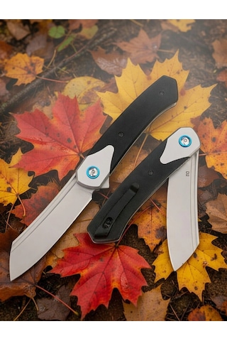 Knivox Browning Premium Black G10 Kabze D2 Çelik Klasik Modern Katlanır Bıçak Siyah