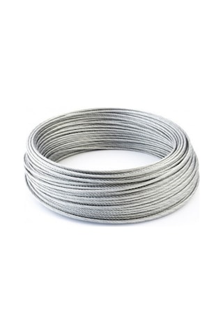 Ege Çelik Halat Krom Çelik Halat 7x19 4 Mm 10 Metre