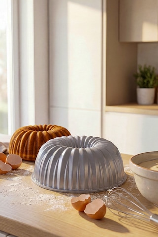 Emsan Stone Döküm Kek Kalıbı Gri 23 Cm Antrasit