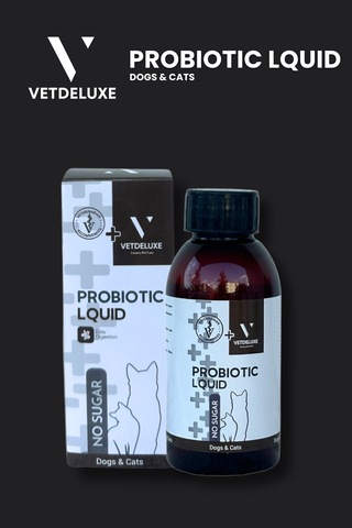 Vetdeluxe Probiotic Kedi Ve Köpekler İçin Sindirim Bağışıklık Güçlendirici 100 ML