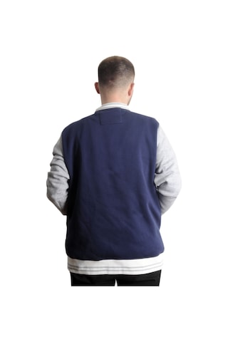 Mode Xl Büyük Beden Erkek Kolej Mont Süper 22614 İndigo Grimelanj İndigo