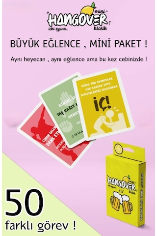 Mini Hangover Klasik İçki Oyunu