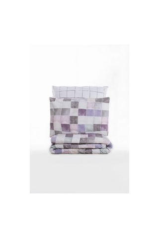 Cotton Box Minimal Çift Kişilik Nevresim Takımı Maro Gülkurusu Çok Renkli