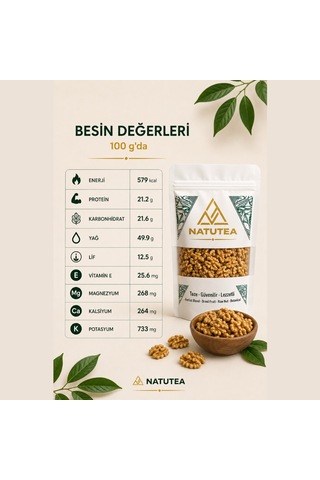 Natutea Ceviz İçi 200 G Kuruyemiş 200 G