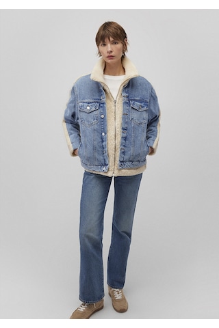 Mavi - Rubina 90lar Açık Mavi Suni Kürklü Jean Ceket 1110278-88589 Açık Mavi