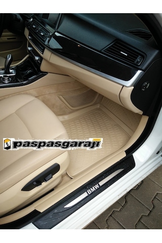 Bmw 5 Serisi F10 Bej 3D Havuzlu Paspas 2009-2012 Arası