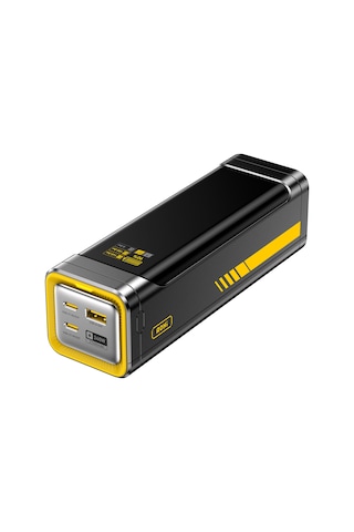 Aohi Starship 27.600 Mah 240w Pd3.1 Powerbank, Akıllı Dijital Göstergeli 2si1 Arada Taşınabilir Hız Siyah
