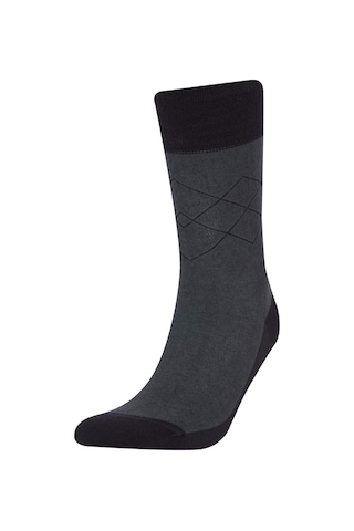 DeFacto Erkek Dikişsiz Metal Pinli Ultra Soft 2'li Bambu Premium Uzun Çorap C2536AXNSNV2