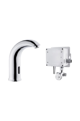 Gms Ft013 Çift Girişli Fotoselli Lavabo Musluk Bataryası
