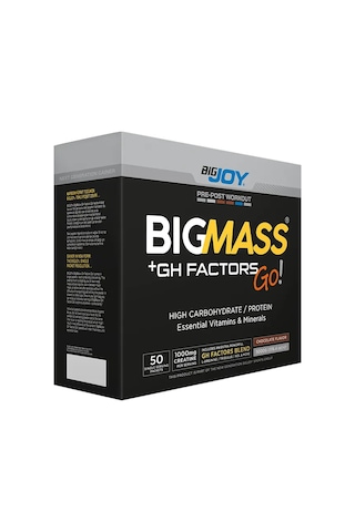 Bigjoy BIGMASS GO! GH FACTORS 50 Servis Çikolata Bigjoy BIGMASS GO! GH FACTORS 50 Servis Çikolata