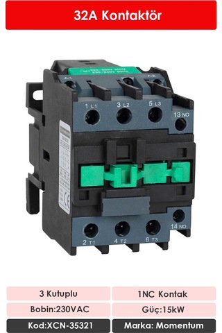 Momentum Kontaktör 32A 15kW 1NC XCN-35322