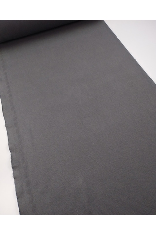 Koyu Gri Renkte Kaşkorse Ribana Kumaş Manşetlik & Yakalık En: 110cm-12345