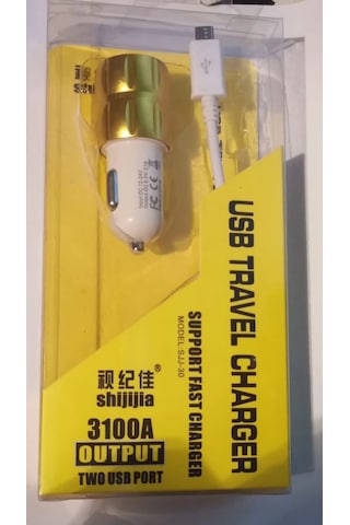 Çift Usb Girişli 3.1 Çıkışlı Seyahat Seti / Micro Usb