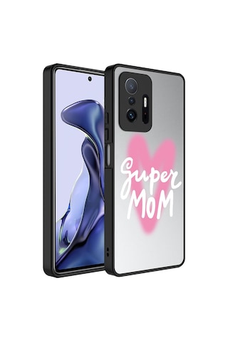 Xiaomi Mi 11t Pro 5g Kılıf Aynalı Desenli Kamera Korumalı Parlak Zore Mirror Kılıf