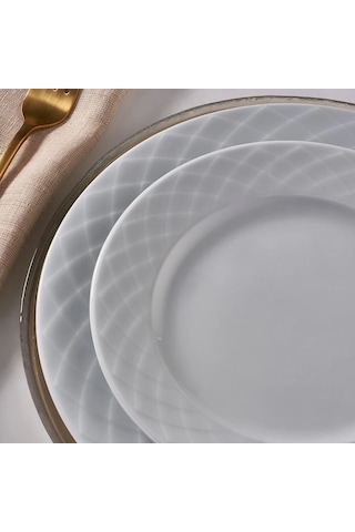 Güral Porselen Alfa 51 Parça Yemek Takımı Filesiz