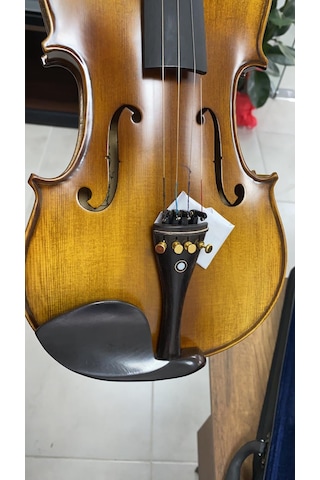 Swing Sv-444 Mat Cila Komple Abanoz Aksamlı-4/4 Tam Boy Keman Set