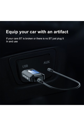 Lemestar Ekranlı Usb Bluetooth 5.0 Verici Alıcı Tv Bilgisayar Ses Adaptörü - T11 Modeli